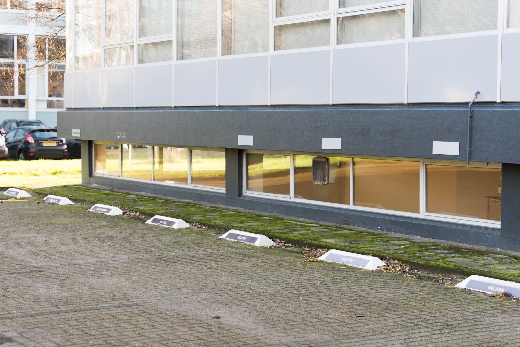 Rij PARKMARKS bij een parkeergarage